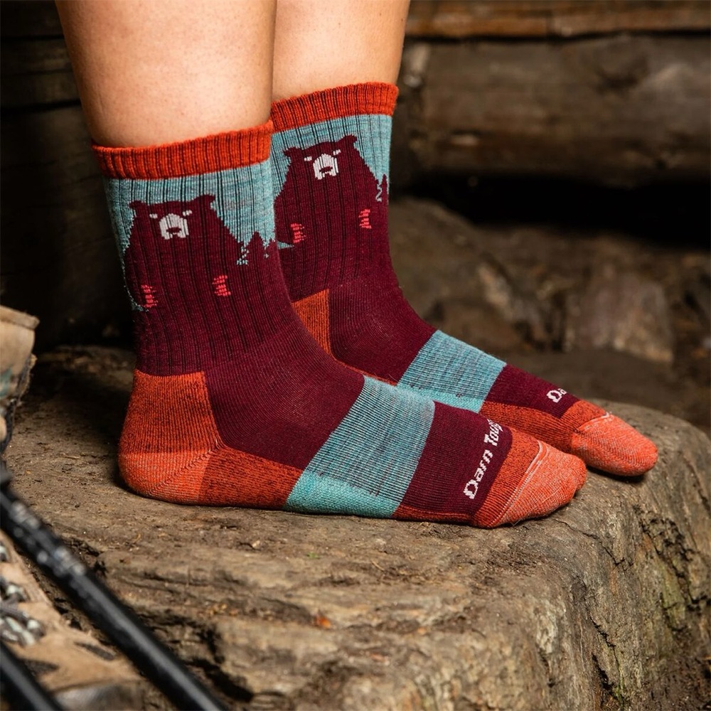 Darn Tough Bear Town Micro Crew Hiking Light Cushion Sock - Women's